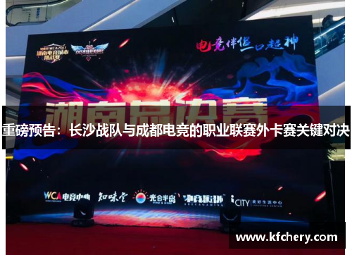 重磅预告：长沙战队与成都电竞的职业联赛外卡赛关键对决